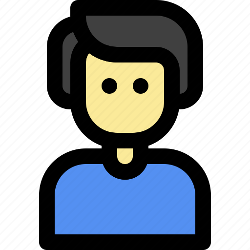 Male, people, profile, person, button, avatar, user icon - Download on Iconfinder