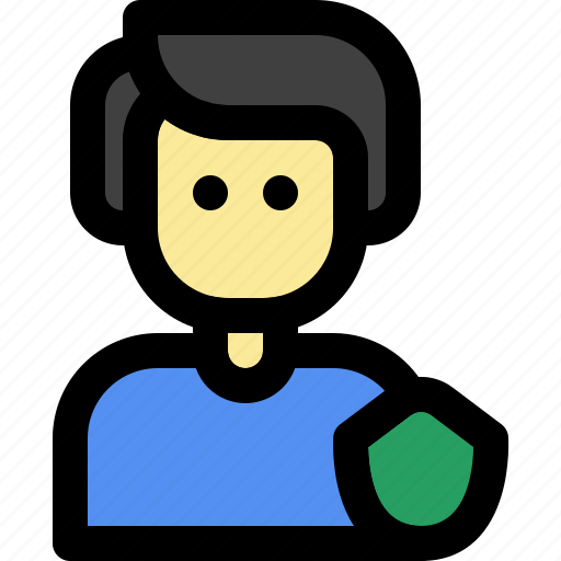 Male, protection, people, profile, person, avatar, user icon - Download on Iconfinder