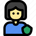 protection, female, people, profile, person, avatar, user