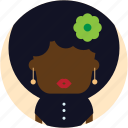 woman, american, user, african, afro, avatar