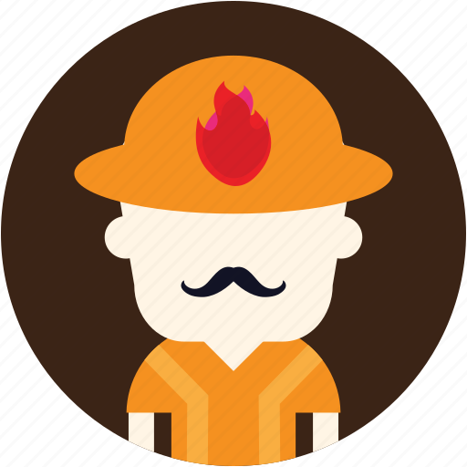 User, fire fighter, avatar, fireman icon - Download on Iconfinder