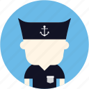 user, sailor, avatar, man