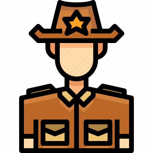 Avatar, male, man, people, person, sheriff, user icon - Download on Iconfinder