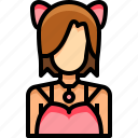 avatar, cat, female, people, person, user, woman