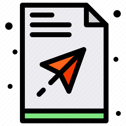 Document, message, object, send, paper, plane icon - Download on Iconfinder