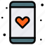 heart, chat, smart, phone, communication, love, emoji 