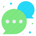 bubble, chat, message, text, communication