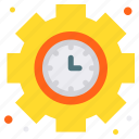 clock, gear, management, process, time
