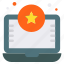 feedback, online, rating, laptop, star 