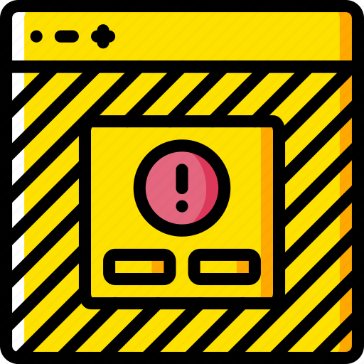 Alert, experience, user, ux, warning, website, window icon - Download on Iconfinder