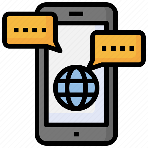 Global, chat, bubble, test, speech icon - Download on Iconfinder