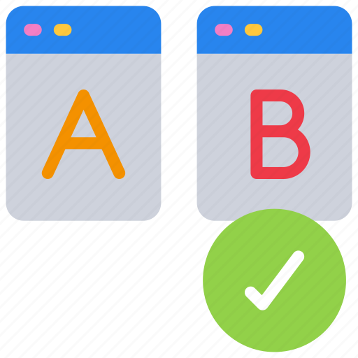 A, b, experience, testing, user, ux icon - Download on Iconfinder