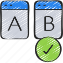 a, b, experience, testing, user, ux