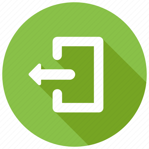 Exit, log, logout, out, sign icon icon - Download on Iconfinder