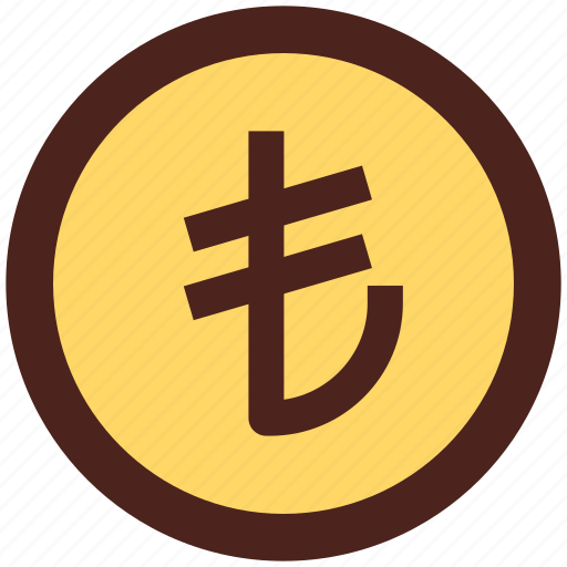 Lira, coin, money, user interface, currency icon - Download on Iconfinder