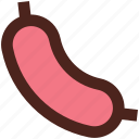 sausage, hotdog, user interface, food
