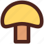 mushroom, user interface, vegetable, food 