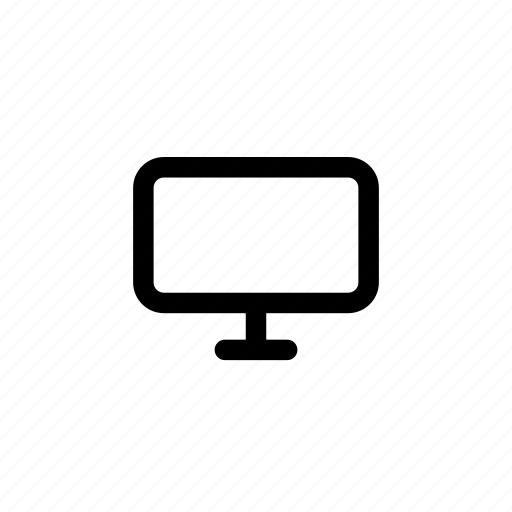 Icon, screen, technology, monitor, television, electronics, electronic device icon - Download on Iconfinder