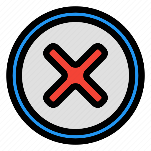 Cross, close, delete, button, cancel icon - Download on Iconfinder