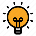 lamp, light, bulb, lightbulb, idea