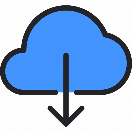 Cloud, data, storage, weather, download icon - Download on Iconfinder