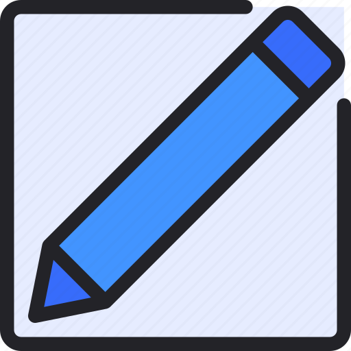 Pencil, edit, document, paper, pen icon - Download on Iconfinder