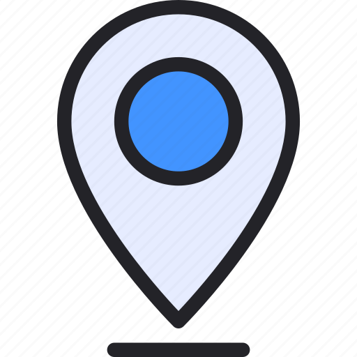 Pin, placeholder, map, location, pointer icon - Download on Iconfinder