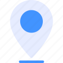 pin, placeholder, map, location, pointer