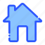 home, button, house, estate, homepage 