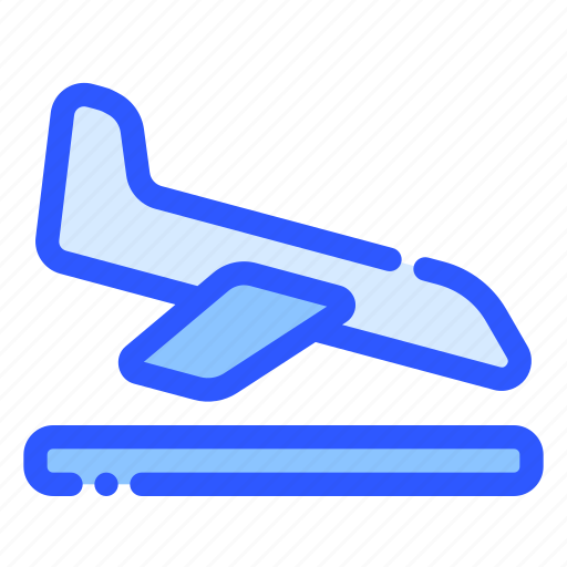 Landing, plane, aircraft, flight, transport icon - Download on Iconfinder