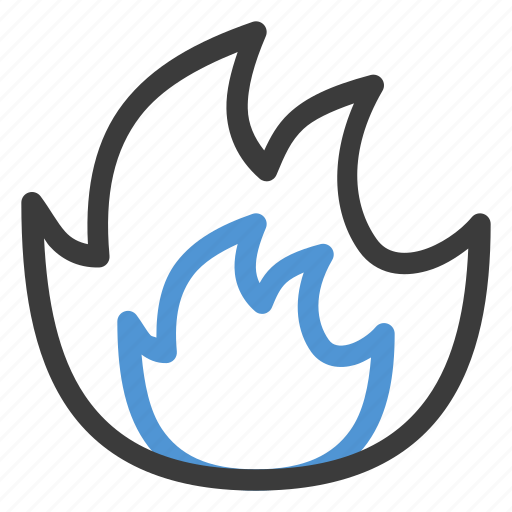 Fire, flame, burn, heat, danger icon - Download on Iconfinder