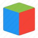cube, square, box, geometric, shape