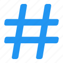 hashtag, social, hash, post, tag