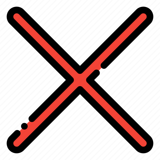 Delete, cross, cancel, button, decline icon - Download on Iconfinder