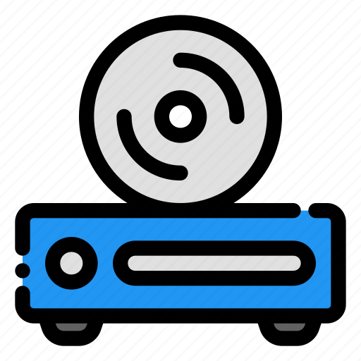 Dvd, player, disk, disc, movie icon - Download on Iconfinder