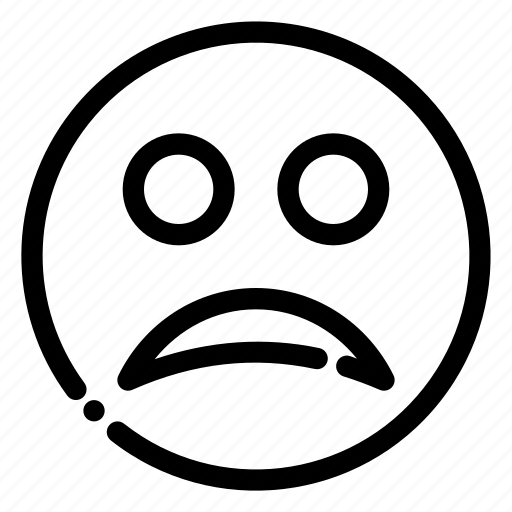 Sad, emoticon, face, emoji, expression icon - Download on Iconfinder