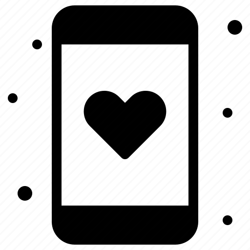 Heart, chat, smart, phone, communication, love, emoji icon - Download on Iconfinder