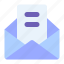 message, email, open, envelope, document, communications 