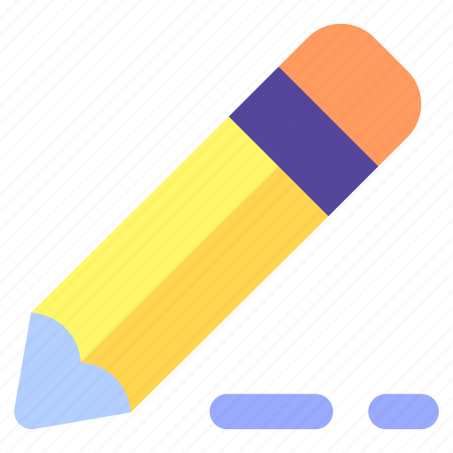 Pencil, writing, draw, edit, tools, write icon - Download on Iconfinder