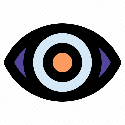Eye, visibility, view, interface, optical, visible icon - Download on Iconfinder