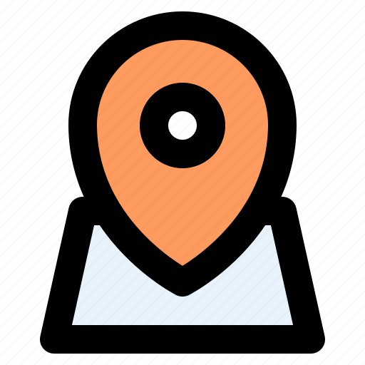 Location, pin, pointer, locator, map, placeholder icon - Download on Iconfinder