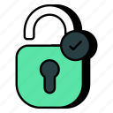 unlock, unbolt, unlatch, security, protection