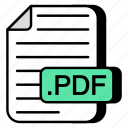 pdf file, file format, filetype, file extension, document