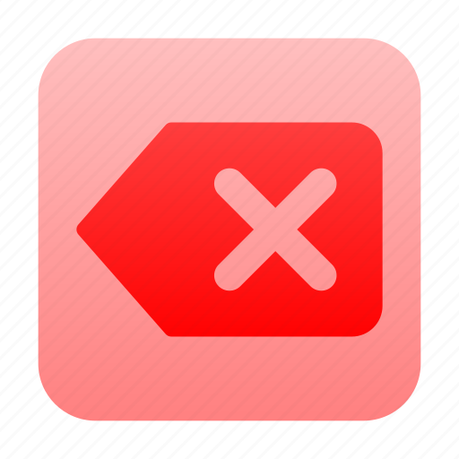 Delete, draft, clear, remove, label, cancel icon - Download on Iconfinder