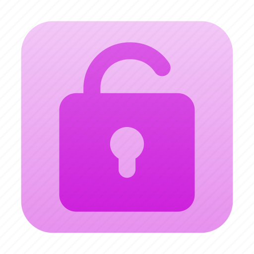Unlock, padlock, caps lock, open, secure icon - Download on Iconfinder