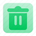 bin, delete, rubbish, trash, trash can, eliminate