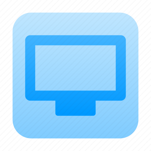Monitor, computer, screen, desktop, tv, electronics icon - Download on Iconfinder