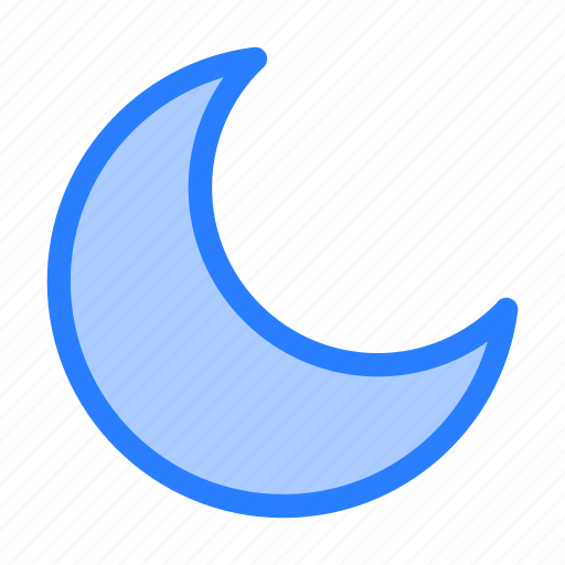 Moon, night mode, night, user interface, dark, essentials icon - Download on Iconfinder