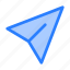 send, direct, message, origami, send message, sending 