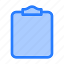 clipboard, notes, paste, file, item, documents
